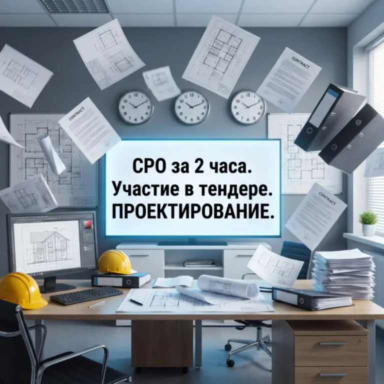 Ускоренное оформление членства в СРО за 2 часа для участия в тендере